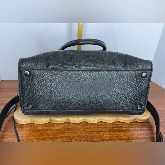 Rebecca Minkoff Pebbled Leather Moonwalking Satchel EUC - Picture 8 of 13